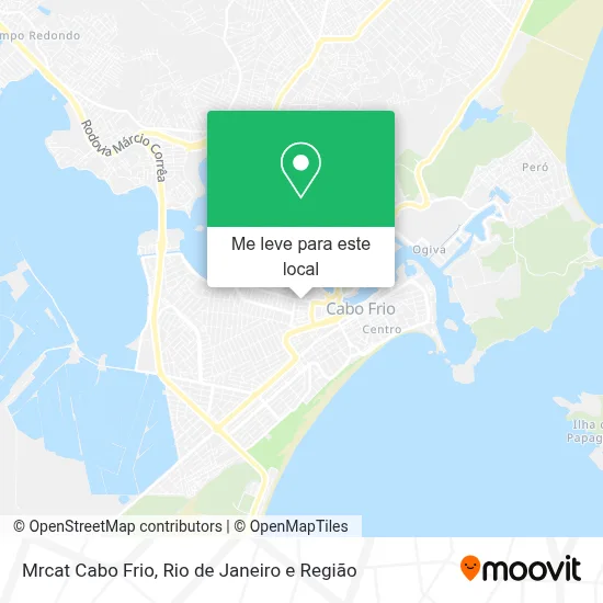 Mrcat Cabo Frio mapa