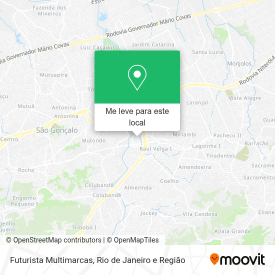 Futurista Multimarcas mapa