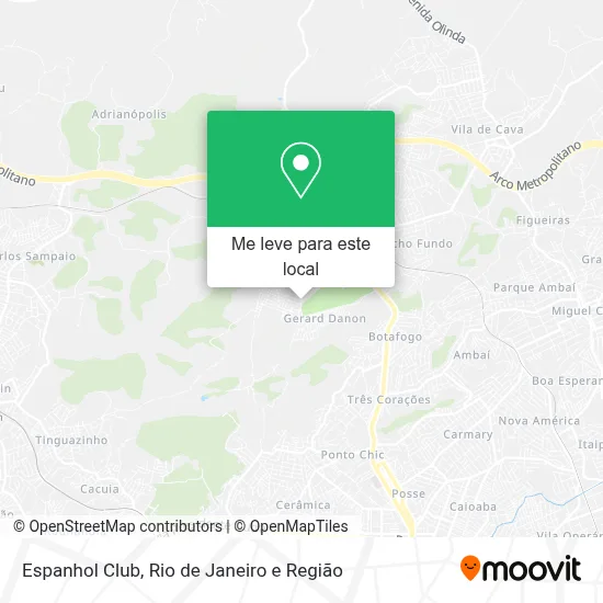 Espanhol Club mapa