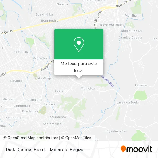 Disk Djalma mapa