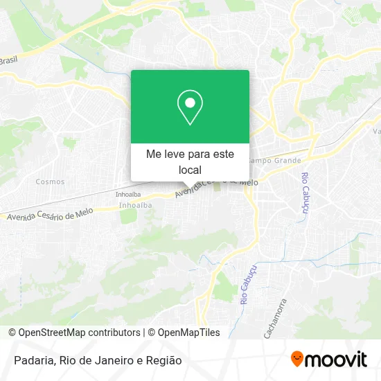 Padaria mapa