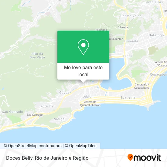 Doces Beliv mapa