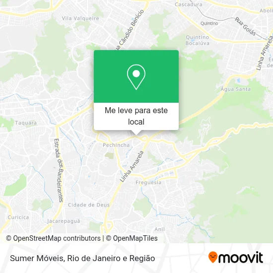 Sumer Móveis mapa