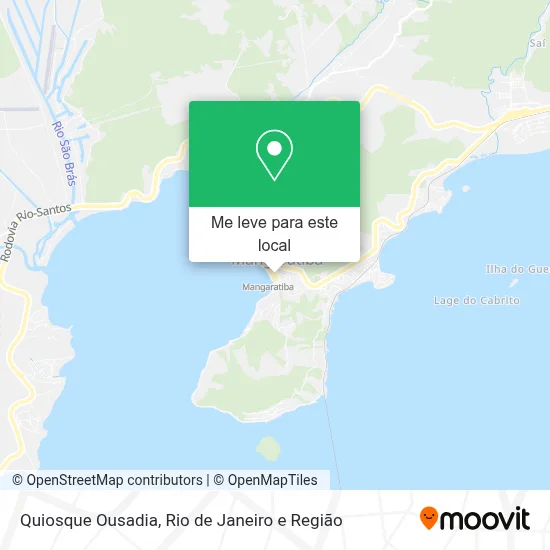 Quiosque Ousadia mapa