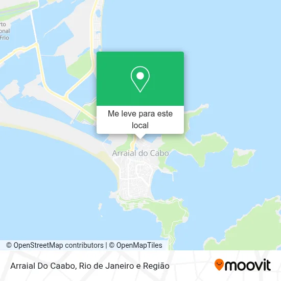 Arraial Do Caabo mapa