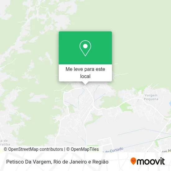 Petisco Da Vargem mapa