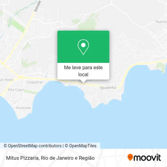 Mitus Pizzaria mapa