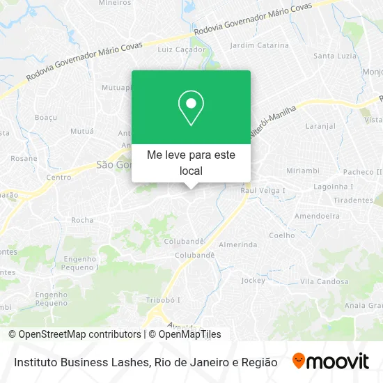 Instituto Business Lashes mapa