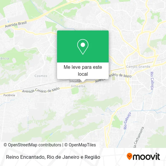 Reino Encantado mapa