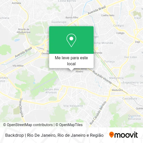Backdrop | Rio De Janeiro mapa