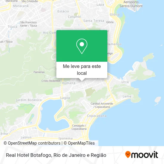 Real Hotel Botafogo mapa