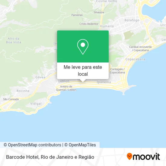 Barcode Hotel mapa