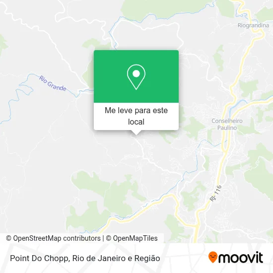 Point Do Chopp mapa