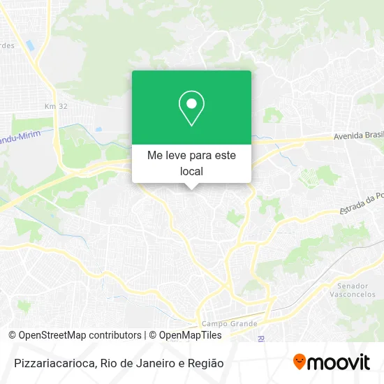 Pizzariacarioca mapa