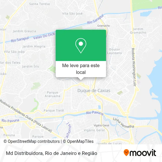 Md Distribuidora mapa