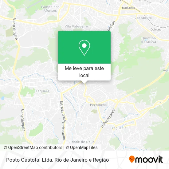 Posto Gastotal Ltda mapa