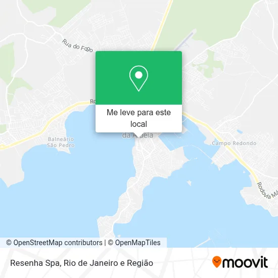 Resenha Spa mapa