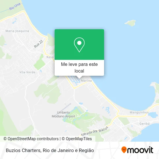 Buzios Charters mapa