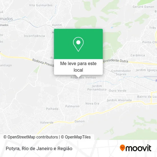 Potyra mapa