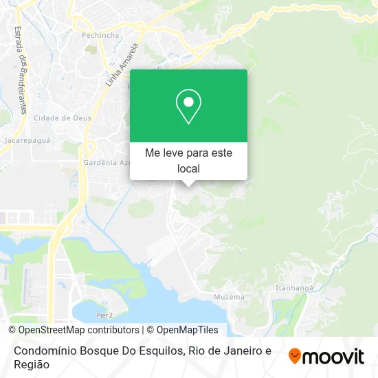 Condomínio Bosque Do Esquilos mapa