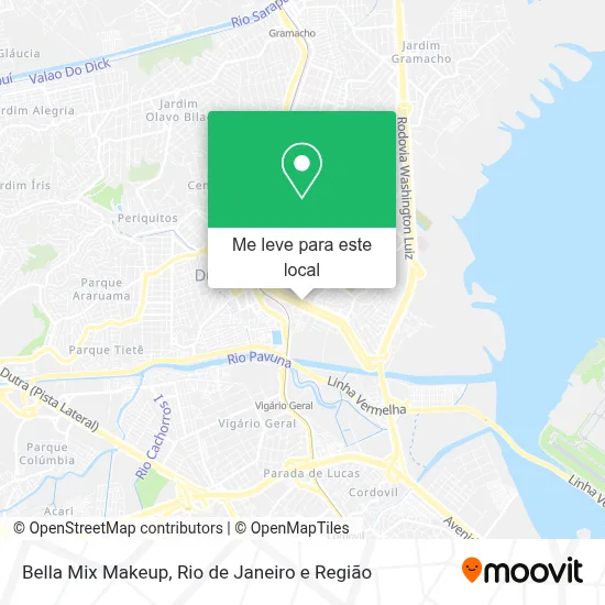 Bella Mix Makeup mapa