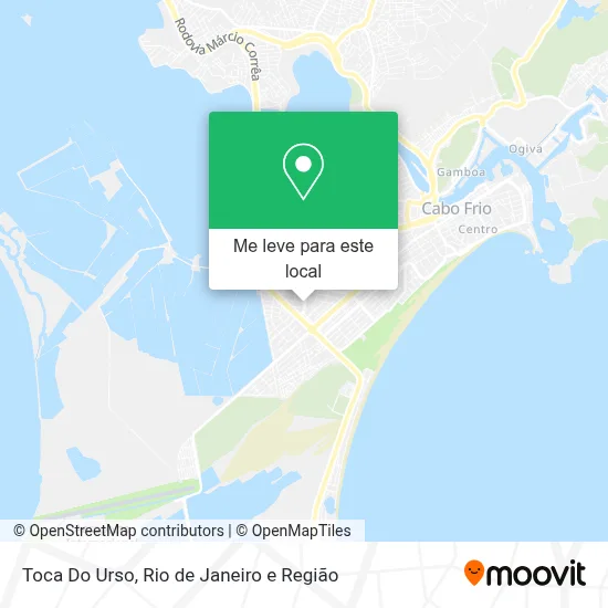 Toca Do Urso mapa