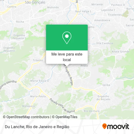 Du Lanche mapa