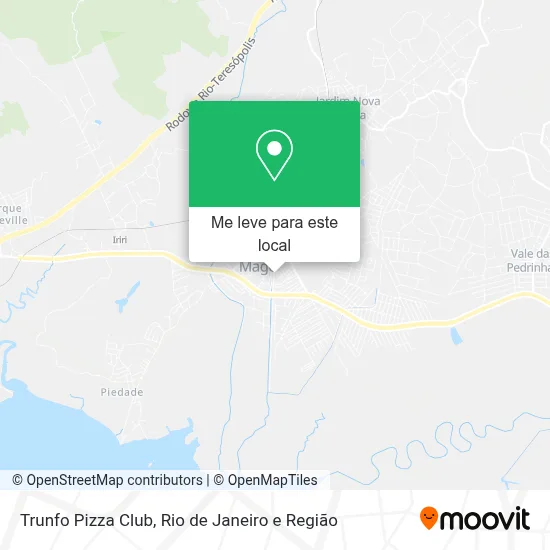 Trunfo Pizza Club mapa