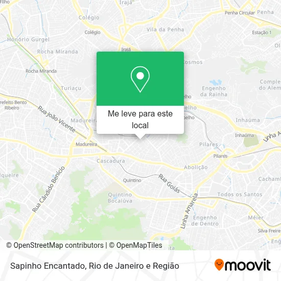 Sapinho Encantado mapa