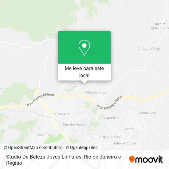 Studio De Beleza Joyce Linhares mapa