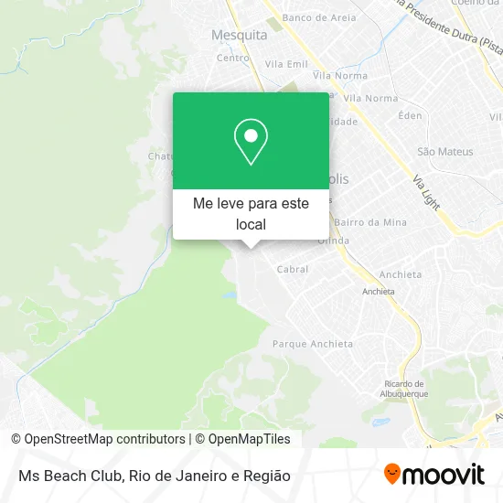 Ms Beach Club mapa