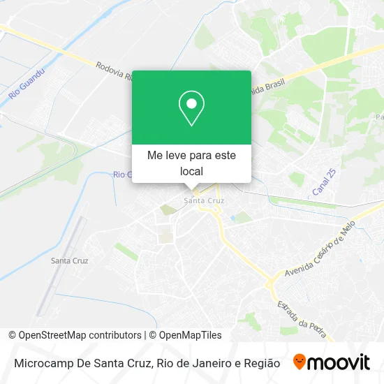 Microcamp De Santa Cruz mapa