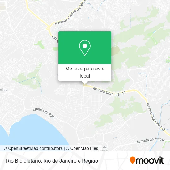 Rio Bicicletário mapa