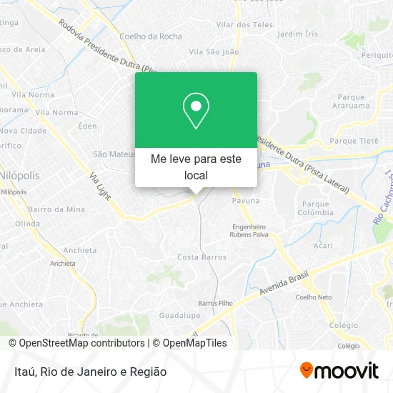 Itaú mapa