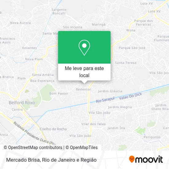 Mercado Brisa mapa
