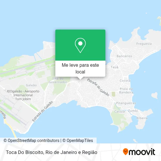 Toca Do Biscoito mapa