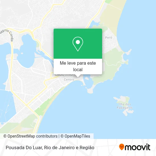 Pousada Do Luar mapa