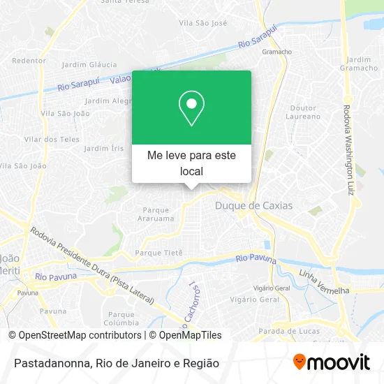 Pastadanonna mapa