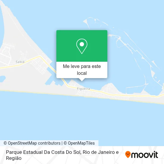 Parque Estadual Da Costa Do Sol mapa