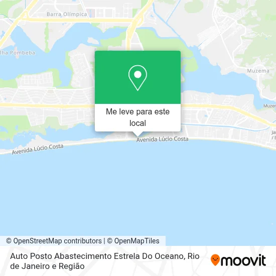 Auto Posto Abastecimento Estrela Do Oceano mapa