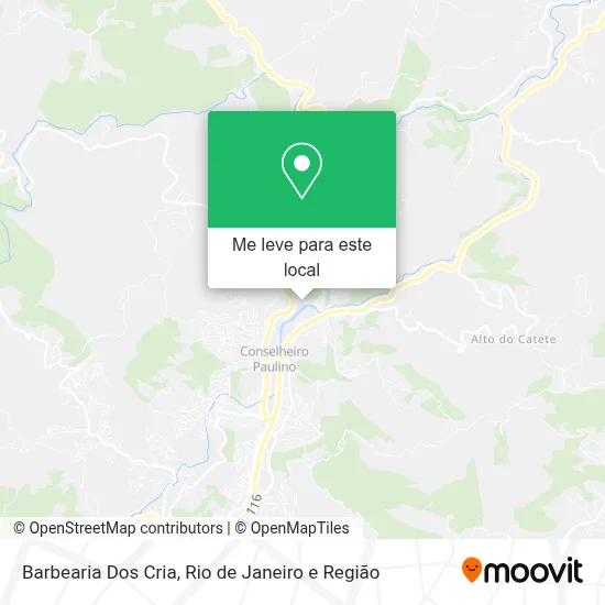 Barbearia Dos Cria mapa