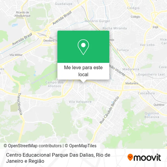 Centro Educacional Parque Das Dalias mapa