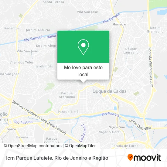 Icm Parque Lafaiete mapa