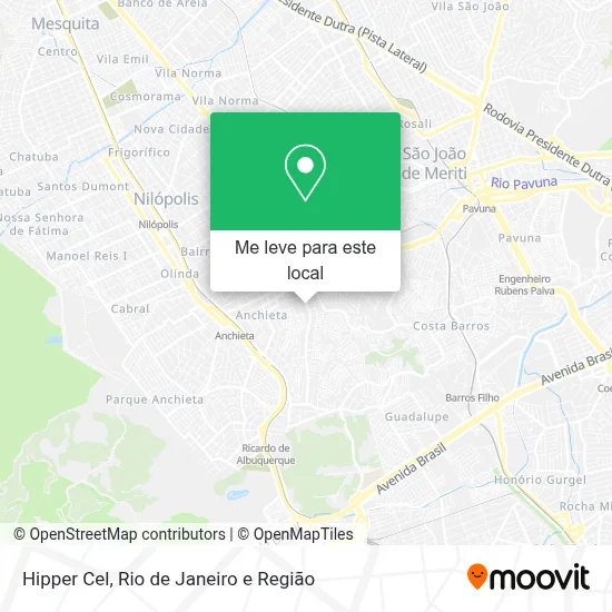 Hipper Cel mapa