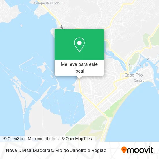 Nova Divisa Madeiras mapa
