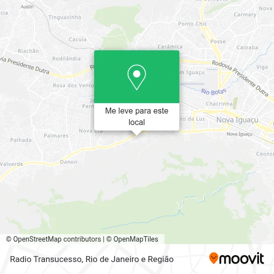 Radio Transucesso mapa