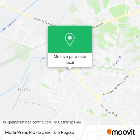 Moda Praia mapa
