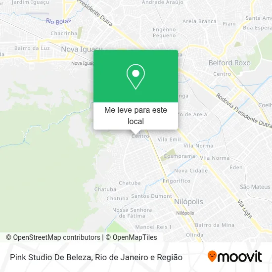 Pink Studio De Beleza mapa