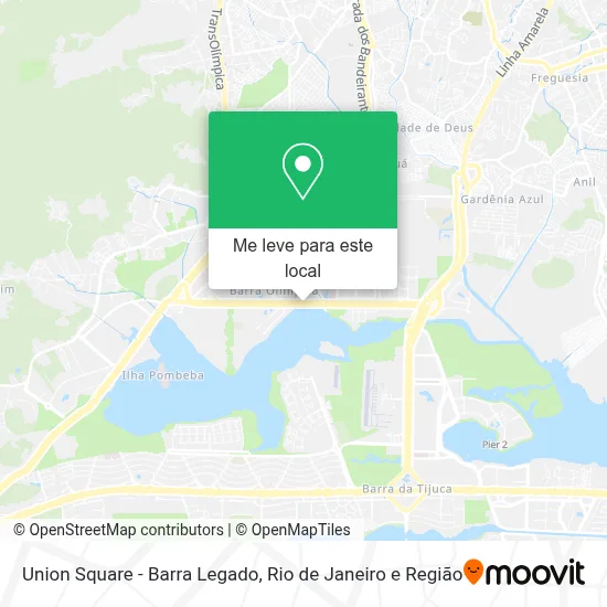 Union Square - Barra Legado mapa