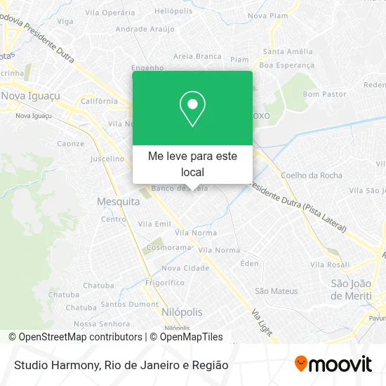 Studio Harmony mapa